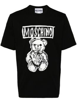 Moschino: Хлопковая футболка 