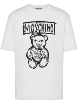 Moschino: Хлопковая футболка 