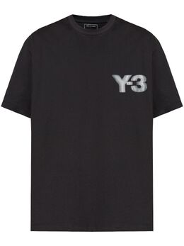 Y-3: Хлопковая футболка 