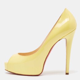 Christian Louboutin: Жёлтые туфли 