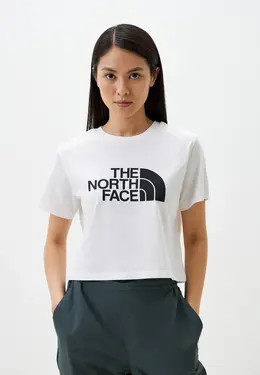 The North Face: Белая футболка 