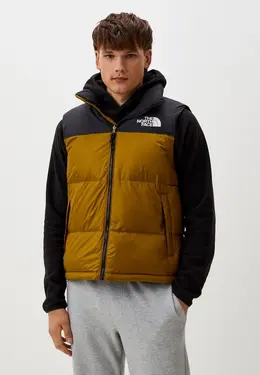 The North Face: Коричневый жилет 