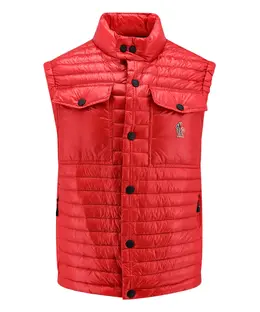 Moncler Grenoble: Красный жилет 