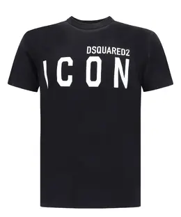 Dsquared2: Хлопковая футболка  Icon