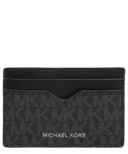 Michael Kors: Чёрный картхолдер  Hudson