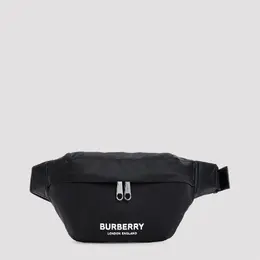 Burberry: Чёрная сумка  Belt