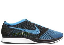 Nike: Голубые кроссовки  Flyknit Racer