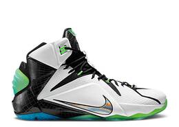 Nike: Белые кроссовки  Lebron 12