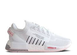 Adidas: Белые кроссовки  NMD_R1 V2