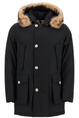 Woolrich: Чёрный пуховик  Arctic