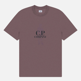 C.P. Company: Фиолетовая футболка 