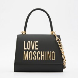 Love Moschino: Чёрная спортивная сумка 