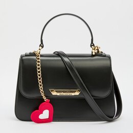 Love Moschino: Чёрная спортивная сумка 