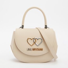 Love Moschino: Светлая спортивная сумка 