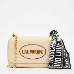 Love Moschino: Светлая сумка 