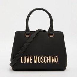 Love Moschino: Чёрная спортивная сумка 