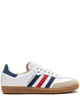 adidas: Белые кроссовки  Samba