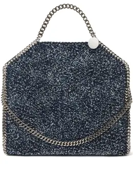 Stella McCartney: Голубая сумка-шоппер  Falabella