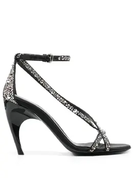 Alexander McQueen: Чёрные сандалии 