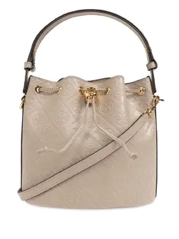 Tory Burch: Бежевая сумка 