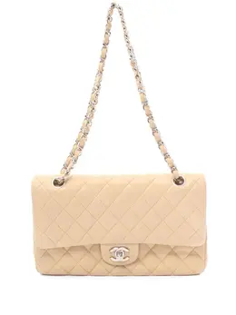 CHANEL Pre-Owned: Бежевая сумка 