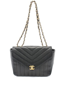 CHANEL Pre-Owned: Чёрная сумка 