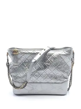 CHANEL Pre-Owned: Серебристая сумка 