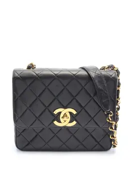 CHANEL Pre-Owned: Чёрная сумка 