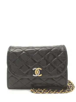 CHANEL Pre-Owned: Чёрная сумка 