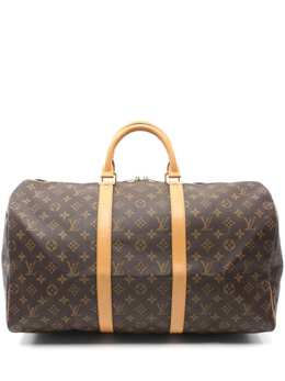 Louis Vuitton Pre-Owned: Коричневая сумка 