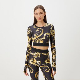 Versace Jeans Couture: Чёрная майка 