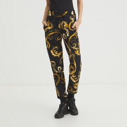 Versace Jeans Couture: Чёрные брюки 