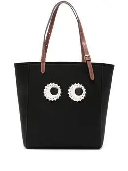 Anya Hindmarch: Чёрная сумка-шоппер 