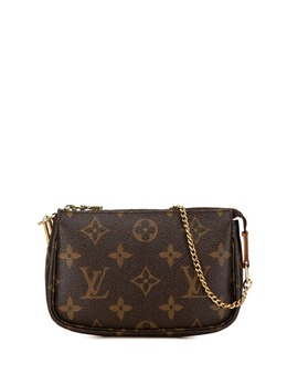 Louis Vuitton Pre-Owned: Коричневая сумка 