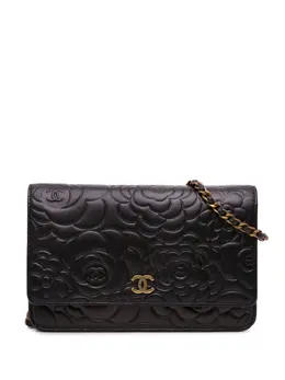 CHANEL Pre-Owned: Чёрный кошелёк 