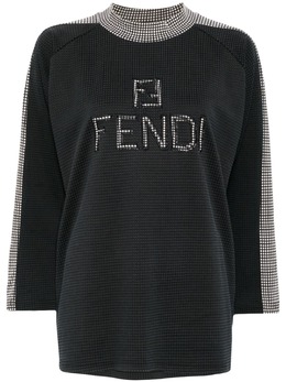 Fendi Pre-Owned: Синий топ 