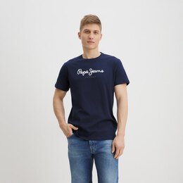 Pepe Jeans: Тёмная футболка 