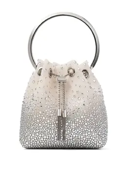 Jimmy Choo: Бежевая сумка  Bon Bon