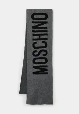 Moschino: Серый шарф 