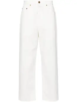 Golden Goose: Белые джинсы  Star