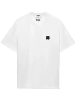 MSGM: Белая футболка 