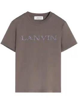 Lanvin: Коричневая футболка 