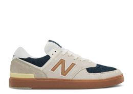 New Balance: Белые кроссовки  All Coasts 574