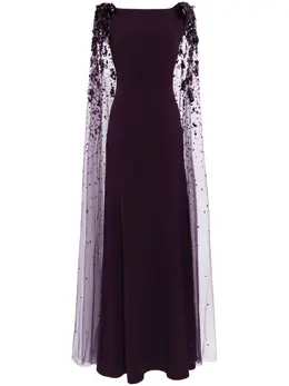 Jenny Packham: Фиолетовый плащ 