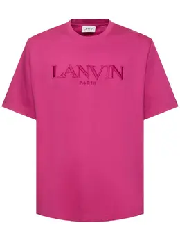 LANVIN: Хлопковая футболка 