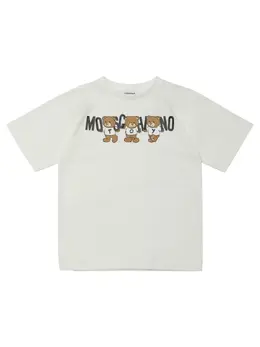 MOSCHINO: Хлопковая футболка 