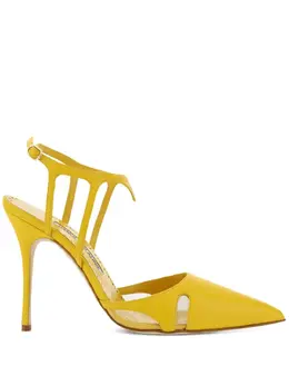 Manolo Blahnik: Жёлтые туфли 