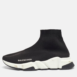 Balenciaga: Чёрные кроссовки  Speed Trainer