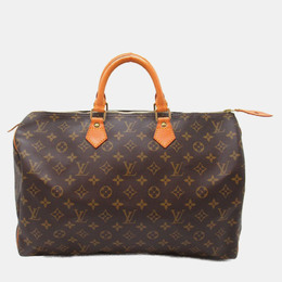 Louis Vuitton: Коричневая сумка  Speedy