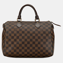 Louis Vuitton: Коричневая сумка  Speedy 30